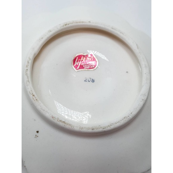 Lefton Pink Rose Chamberstick Candle Holders Gold Sponged Accent Set of 2 Japan - Picture 9 of 9